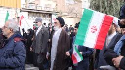 حضور آیت‌الله سعیدی در راهپیمایی ۲۲ بهمن شهر مقدس قم
