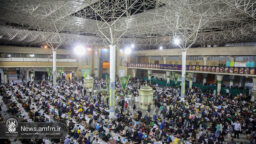 سفره افطاری حرم حضرت معصومه (س) در نخستین شب ماه مبارک رمضان