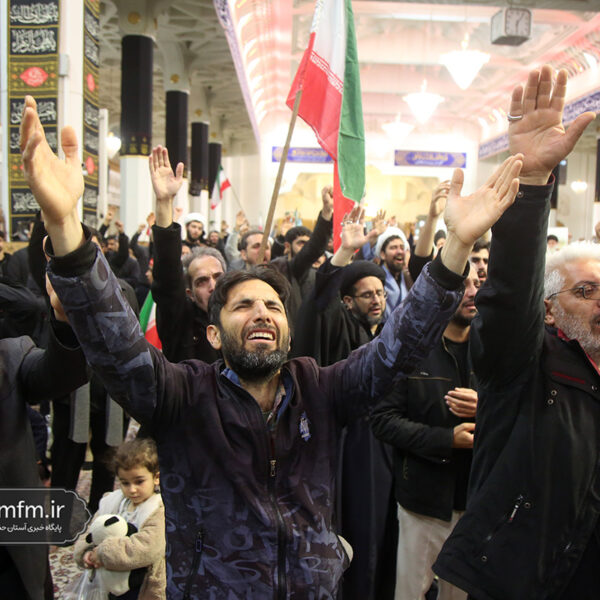 برپایی مراسم سوگواری رهبر شهید انقلاب در حرم بانوی کرامت