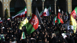 عزاداری افغانستانی‌های مقیم قم در سوگ شهادت رهبر انقلاب