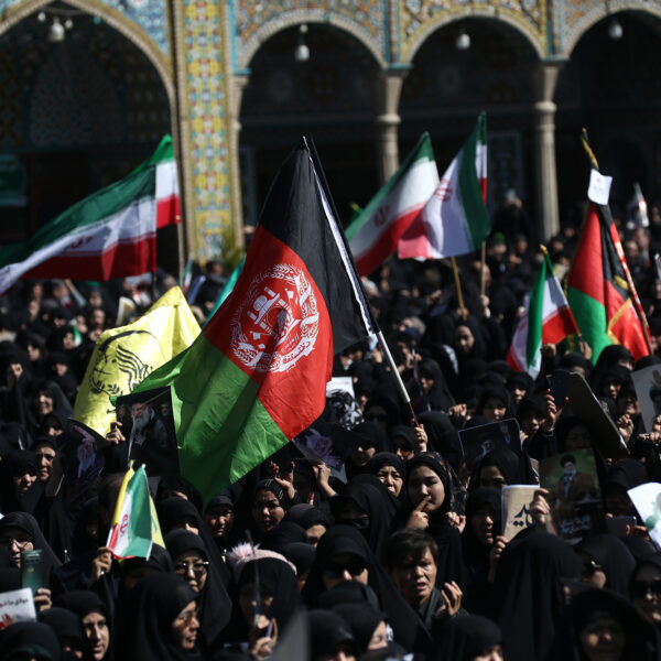 عزاداری افغانستانی‌های مقیم قم در سوگ شهادت رهبر انقلاب