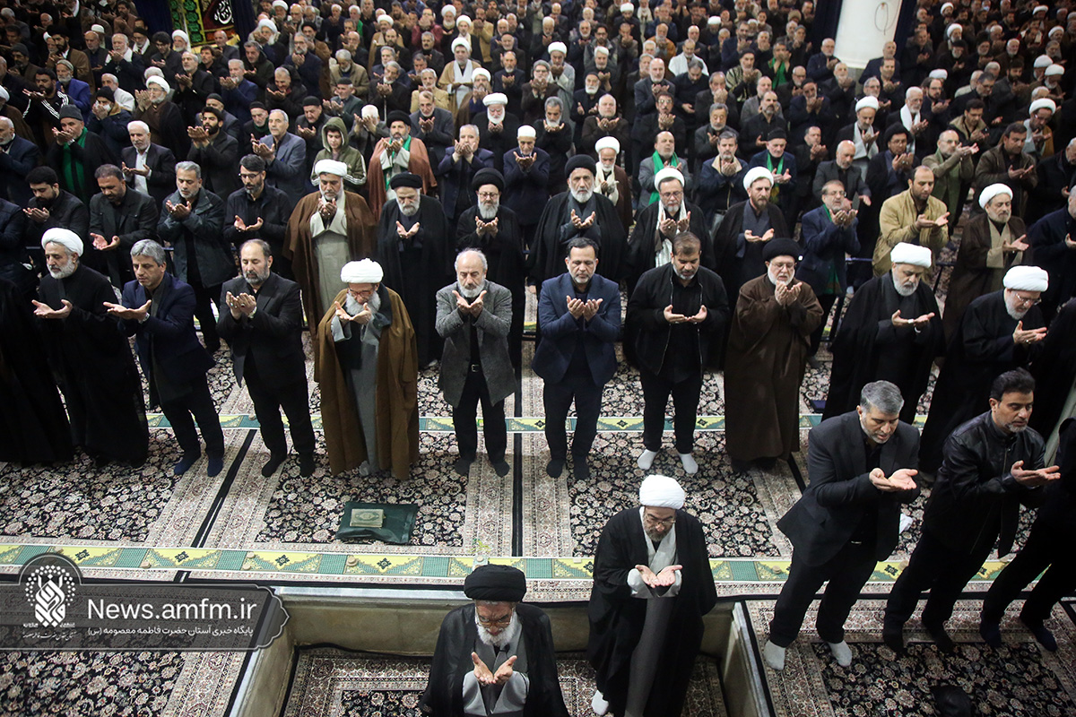 اقامه نمازجمعه یوم‌الله قدس به امامت آیت‌الله سعیدی