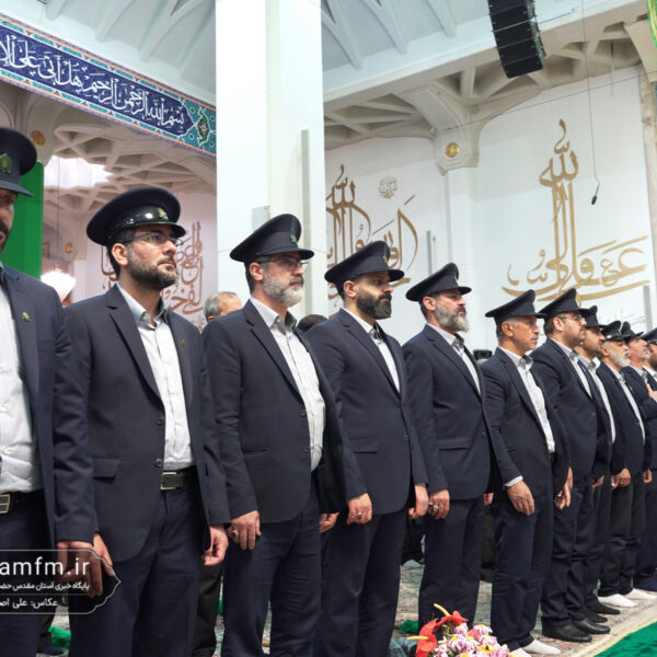 خطبه‌خوانی خادمان حرم حضرت معصومه (س) در سالروز میلاد بانوی کرامت