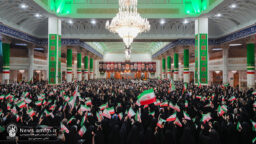 اجتماع پرشور «دختران ایران» با حضور دانشجویان سراسر کشور در حرم بانوی کرامت