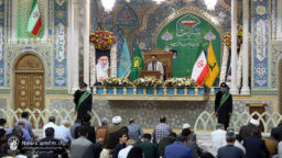 برپایی محفل کرسی تلاوت مهدوی در آستان مقدس فاطمی