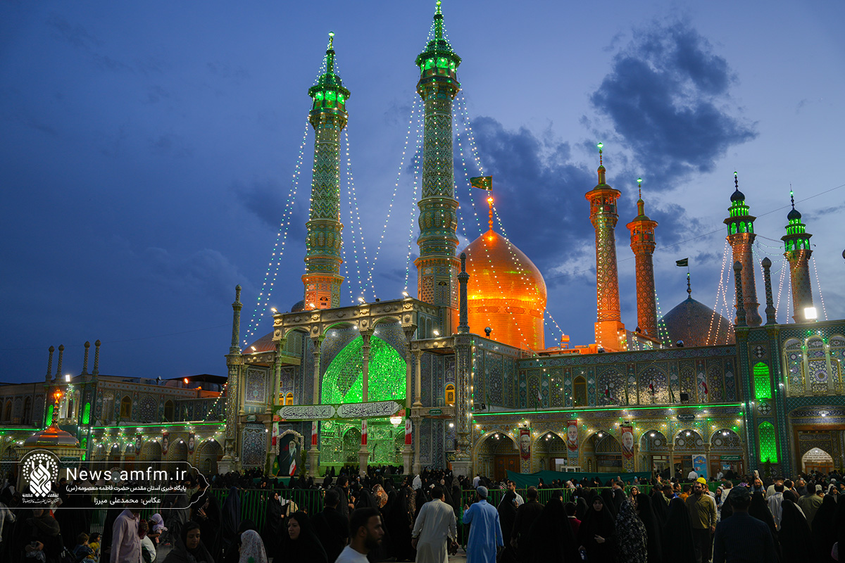 حال و هوای حرم خواهر در شب میلاد برادر