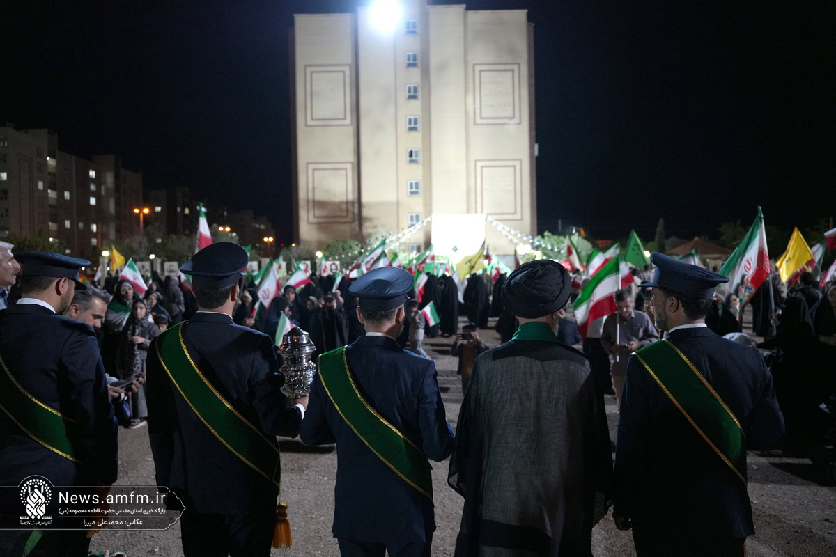 حضور سفیران کریمه اهل‌بیت(س) در تجمع مردمی پردیسان قم