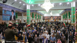مراسم باشکوه شام میلاد امام رضا(ع) در حرم بانوی کرامت