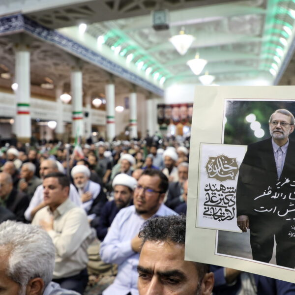 بزرگداشت چهلم شهیدان لاریجانی در حرم مطهر بانوی کرامت