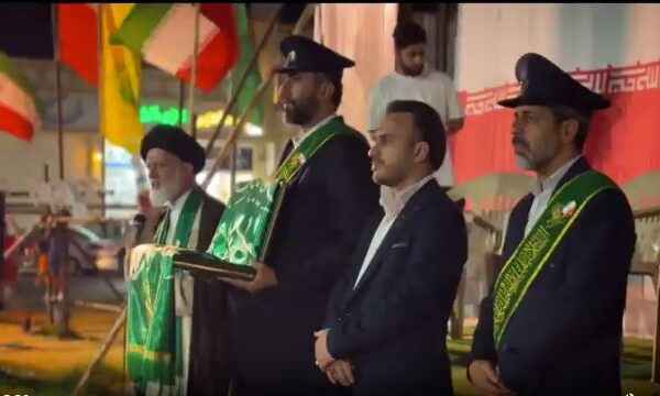 موج عشق به کریمه(س) در سواحل خلیج‌فارس