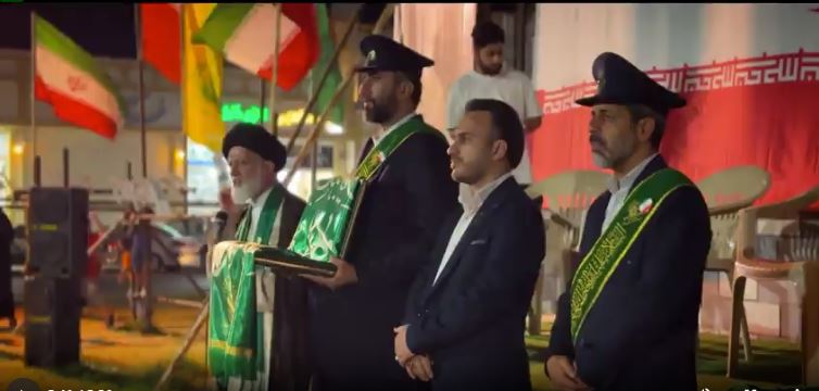 موج عشق به کریمه(س) در سواحل خلیج‌فارس