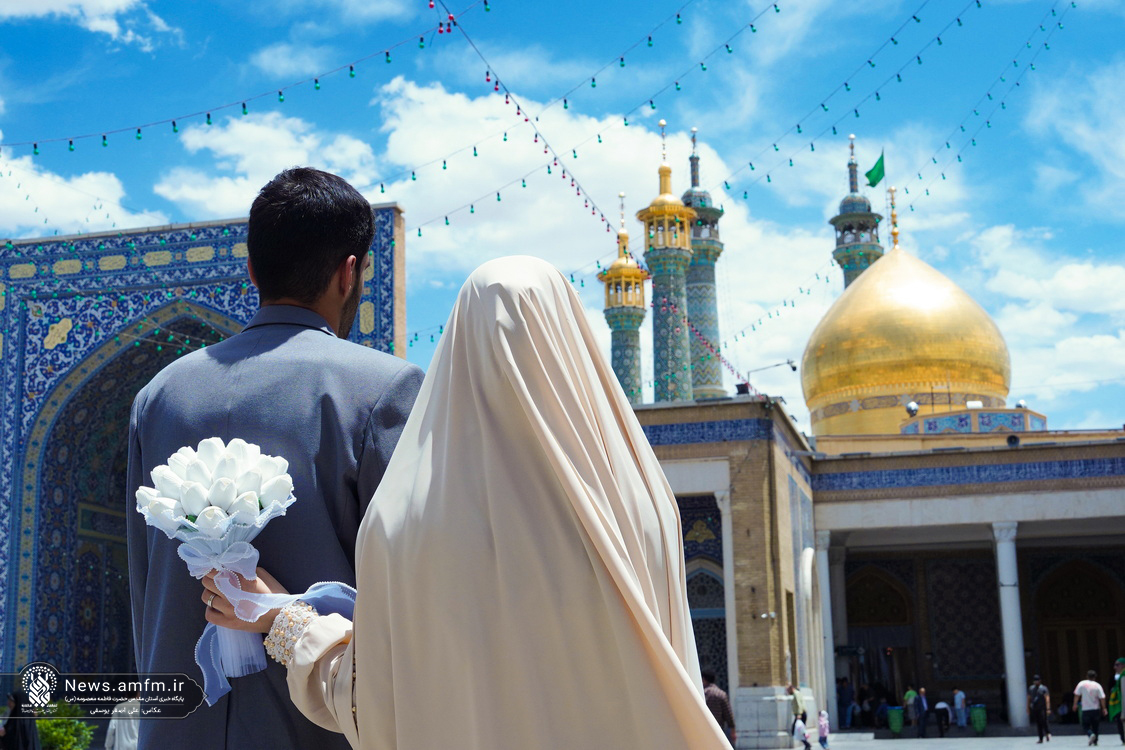 میزبانی اتاق عقد حرم بانوی کرامت از ۹۰ زوج جوان در روز ازدواج + تصاویر میزبانی اتاق عقد حرم بانوی کرامت از ۹۰ زوج جوان در روز ازدواج + تصاویر