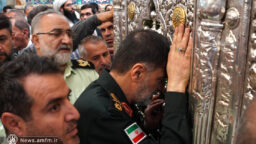 تشرف سردار رادان به زیارت حرم مطهر بانوی کرامت