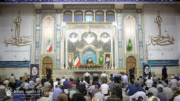 گرامیداشت شهادت رهبر انقلاب و سالگرد شهادت آیت‌الله رئیسی در حرم حضرت معصومه (س)
