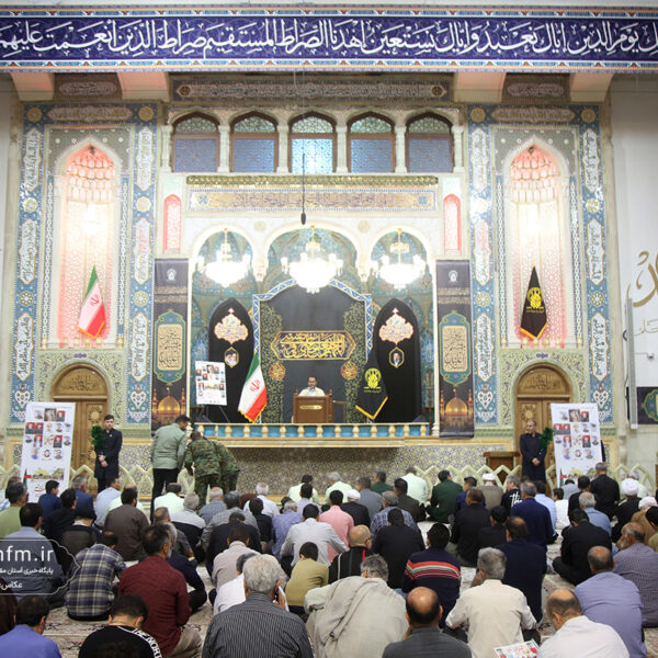 گرامیداشت ۱۴۴ شهید رمضان و اقتدار استان قم در حرم بانوی کرامت