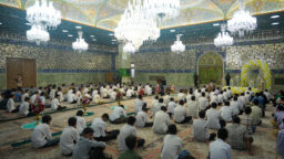 جشن تکلیف ۱۲۰ نوجوان پسر در حرم حضرت معصومه