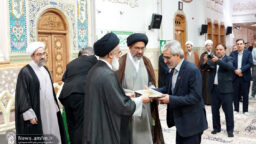 آیین خطبه‌خوانی و تکریم خادمان بازنشسته حرم مطهر در آستانه عید غدیر