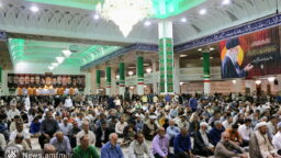 جشن باشکوه شب عید سعید غدیر در حرم مطهر بانوی کرامت
