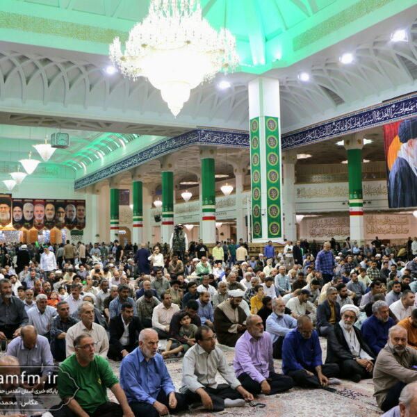 جشن باشکوه شب عید سعید غدیر در حرم مطهر بانوی کرامت