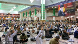 جشن شام عید سعید غدیر خم در حرم بانوی کرامت