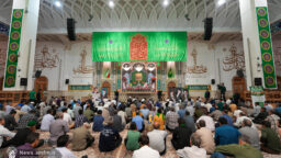 جشن شب میلاد امام کاظم (ع) در حرم دختر ایشان