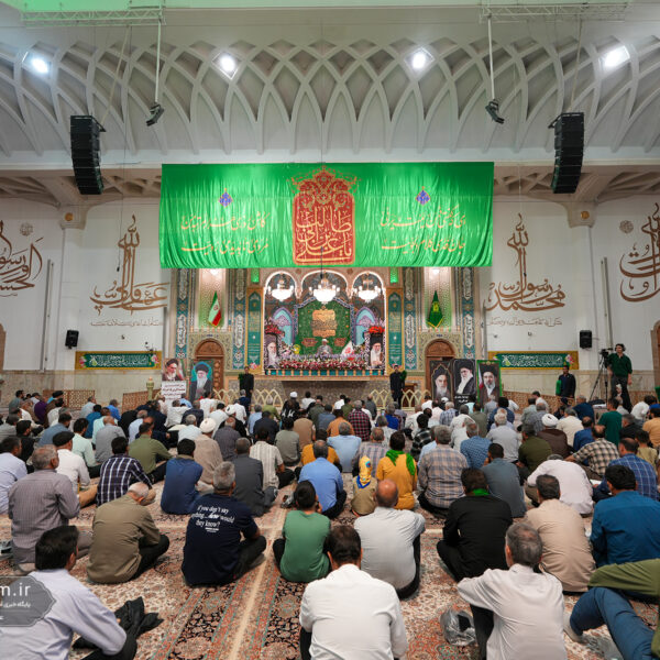 جشن شب میلاد امام کاظم (ع) در حرم دختر ایشان