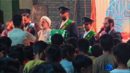جشن عید غدیر ویژه نوجوانان در روستای زمین سنگ هرمزگان