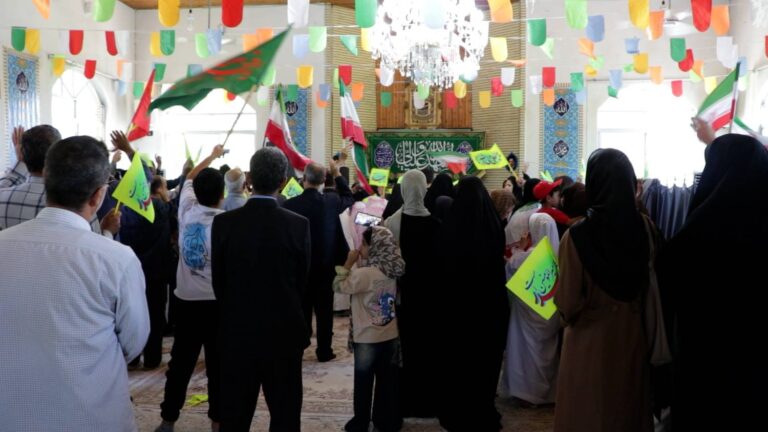 برپایی جشن غدیر در مجتمع فرهنگی حضرت فاطمه معصومه(س) در پره‌سر گیلان