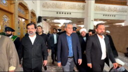 تشرف وزیر کشور پاکستان به زیارت حرم بانوی کرامت
