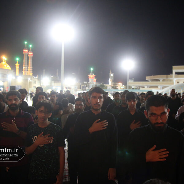 شور عزاداری اردوزبانان در حرم حضرت فاطمه معصومه (س)