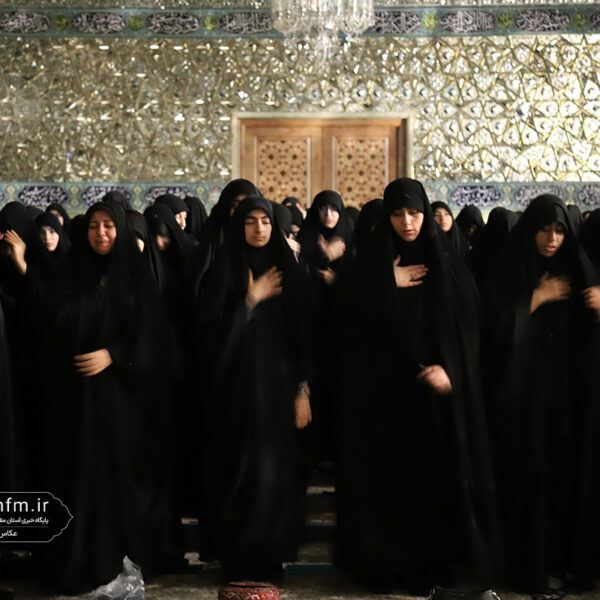 عزاداری دختران نوجوان در سوگ سالار شهیدان در هیأت معصومانه