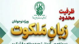 برگزاری دوره تخصصی «زبان ملکوت» ویژه نوجوانان پسر در حرم بانوی کرامت
