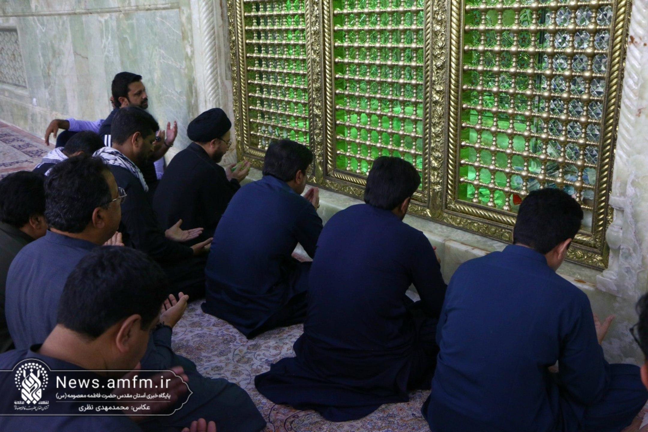 وزیر امور مذهبی پاکستان به زیارت حرم بانوی کرامت مشرف شد