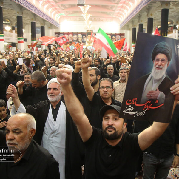 بزرگداشت حضرت آیت الله العظمی امام خامنه‌ای شهید در حرم حضرت معصومه (س)