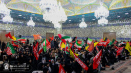 عزاداری بانوان افغانستانی برای قائد شهید امت در حرم بانوی کرامت