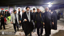 بازدید نماینده رهبر در سازمان حج و زیارت از موکب حرم بانوی کرامت
