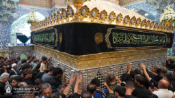 حضور پرشور عزاداران اربعین حسینی در حرم مطهر کریمه اهل بیت(س)