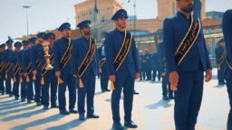 عزاداری خادمان در حرم بانوی کرامت در روز شهادت امام رئوف