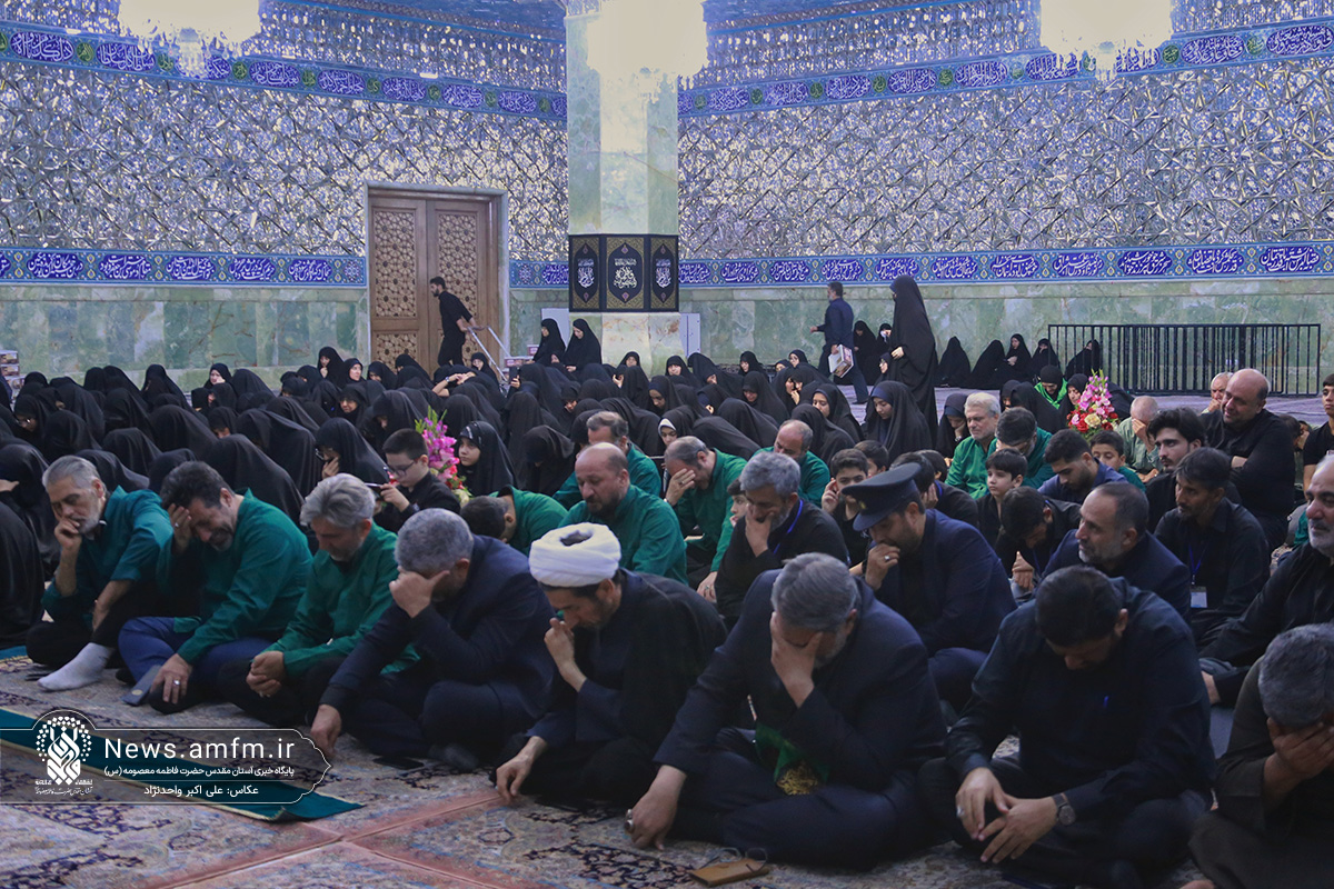 شکرگذاری خادمان حرم بانوی کرامت برای خدمت به زائران اربعین حسینی
