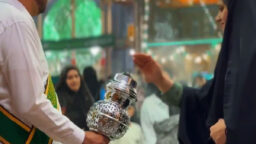 حال و هوای شب میلاد پیامبر(ص) و امام صادق(ع) در حرم بانوی کرامت