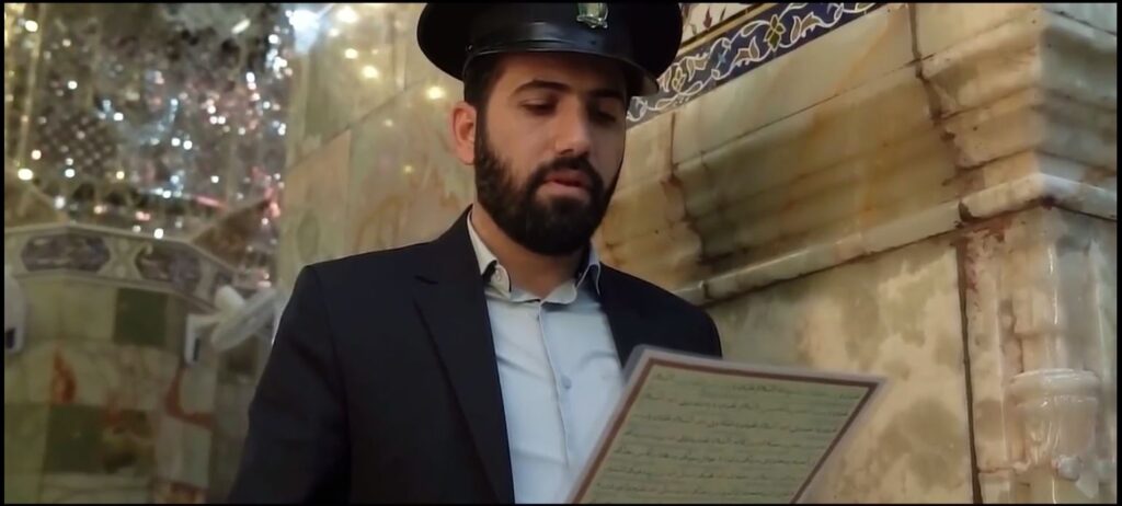 خادم شهید مهدی ایمانی؛ قابی از دلتنگی به وسعت حرم بانوی کرامت
