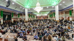 جشن شب میلاد امام عسکری(ع) در حرم بانوی کرامت