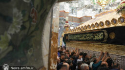 سیاه‌پوشی ضریح حضرت معصومه(س) در آستانه سالروز رحلت ایشان