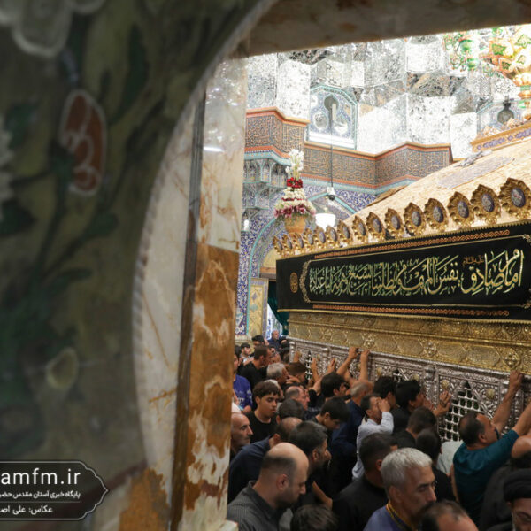 سیاه‌پوشی ضریح حضرت معصومه(س) در آستانه سالروز رحلت ایشان