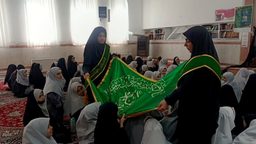 حضور خادمان آستان مقدس کریمه اهل بیت(س) در مدارس دخترانه قم