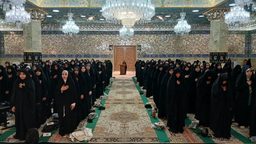 سوگواری وفات غریبانه خواهر خورشید هشتم در هیئت معصومانه