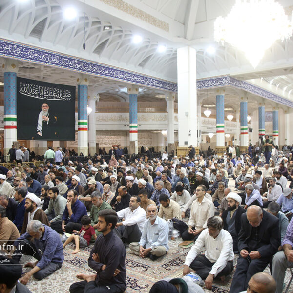 گرامیداشت آیت الله شبیری زنجانی در حرم حضرت معصومه (س)