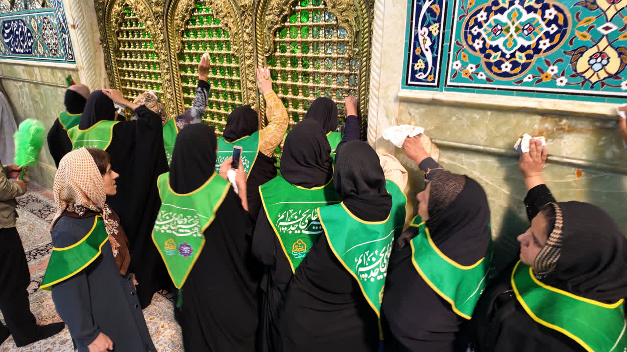 طعم شیرین اولین دیدار؛ زیارت اولی‌های کرمانشاه و سرخس در حرم بانوی کرامت