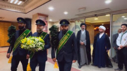 حضور خادمان حرم بانوی کرامت در مراسم سالگرد شهادت شهیدان نصرالله و صفی‌الدین