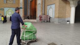 جانمایی شوتینگ پسماند حرم بانوی کرامت در بلوار شهید سلیمانی قم